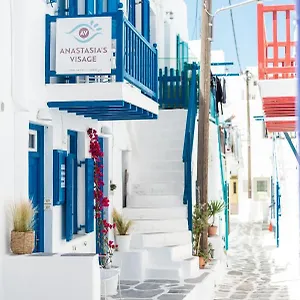 Anastasia's Visage Stylish Centre Mykonos Appartamento